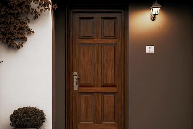  What Color Front Door Goes With A Brown House 