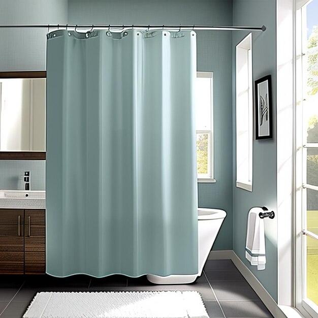  What Color Shower Curtain Goes With Gray Walls 