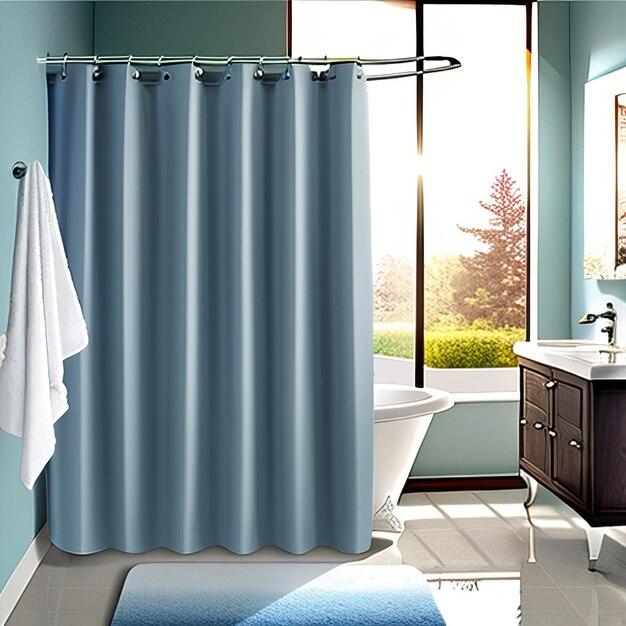  What Color Shower Curtain Goes With Gray Walls 