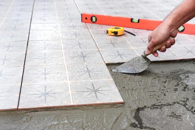 What Do You Use To Attach Ceramic Tile To Concrete 